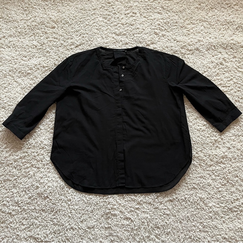 Jenni Kayne Blouse Button Down Linen Blend sz 2XL